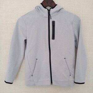 Old Navy Active Dynamic Fleece Gray Full Zip Hoodie